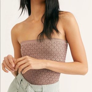 Light brown Honeybee texture tube top